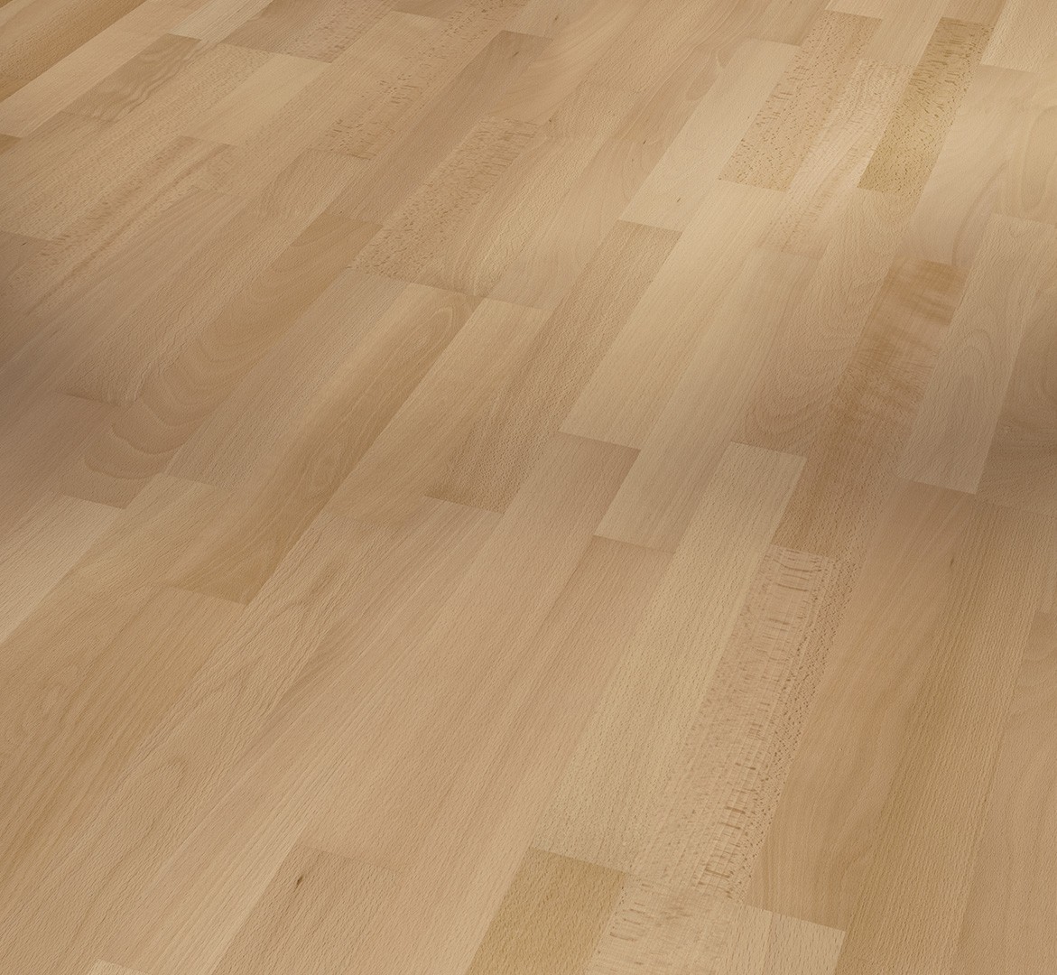 Parquet Contrecollé  Vernis Hêtre 220x18.5 cm
