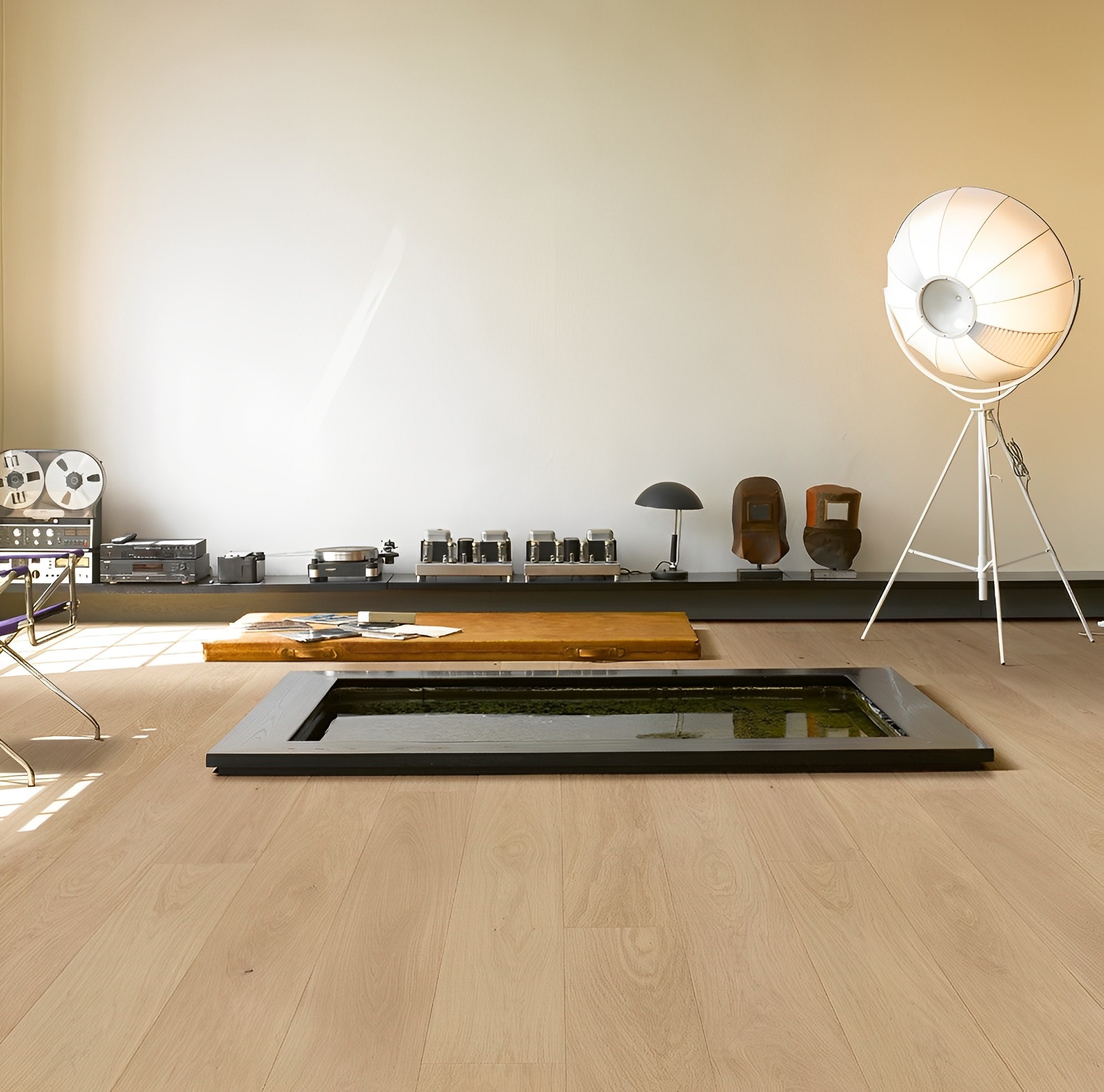 Parquet Contrecollé  Vernis Chêne 220x18.5 cm