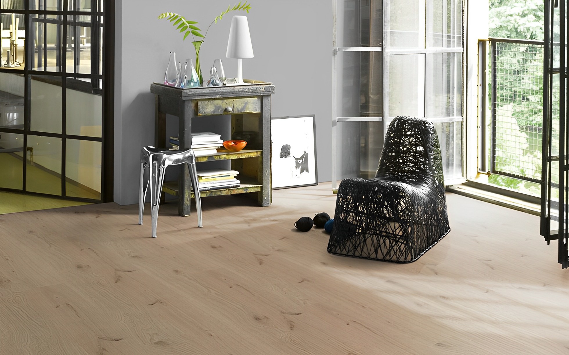 Parquet Contrecollé  Vernis Chêne 220x18.5 cm