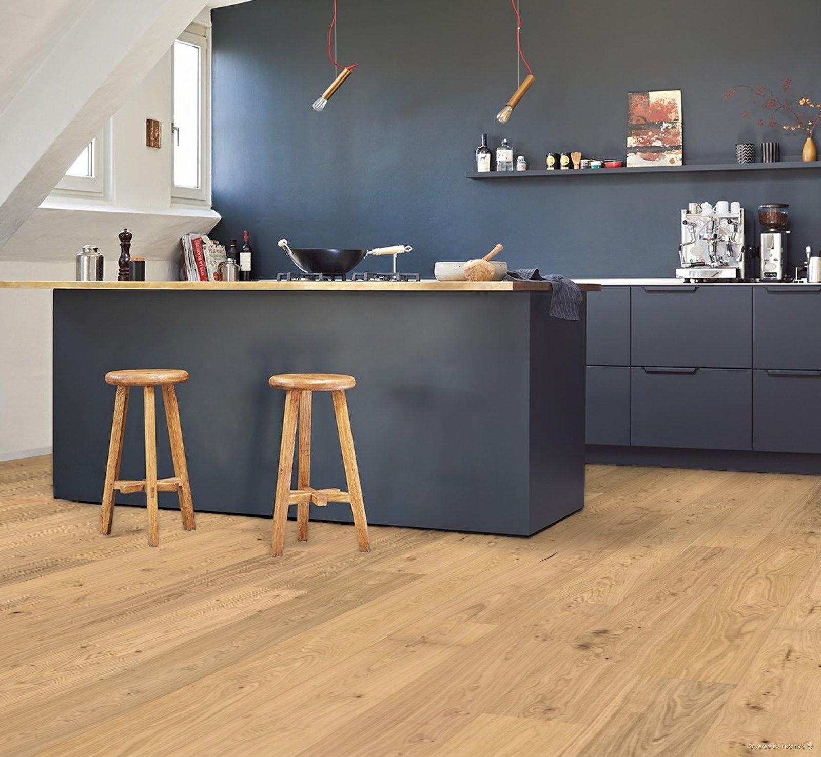 Parquet Contrecollé  Huilé Chêne 238x23.3 cm