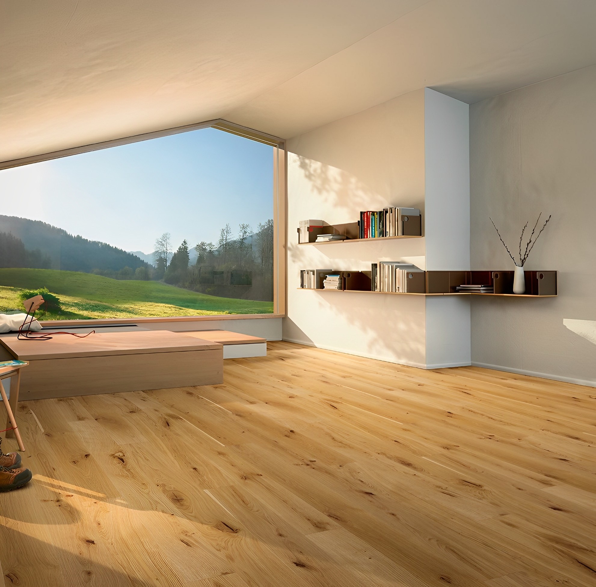 Parquet Contrecollé  Vernis Chêne 220x18.5 cm