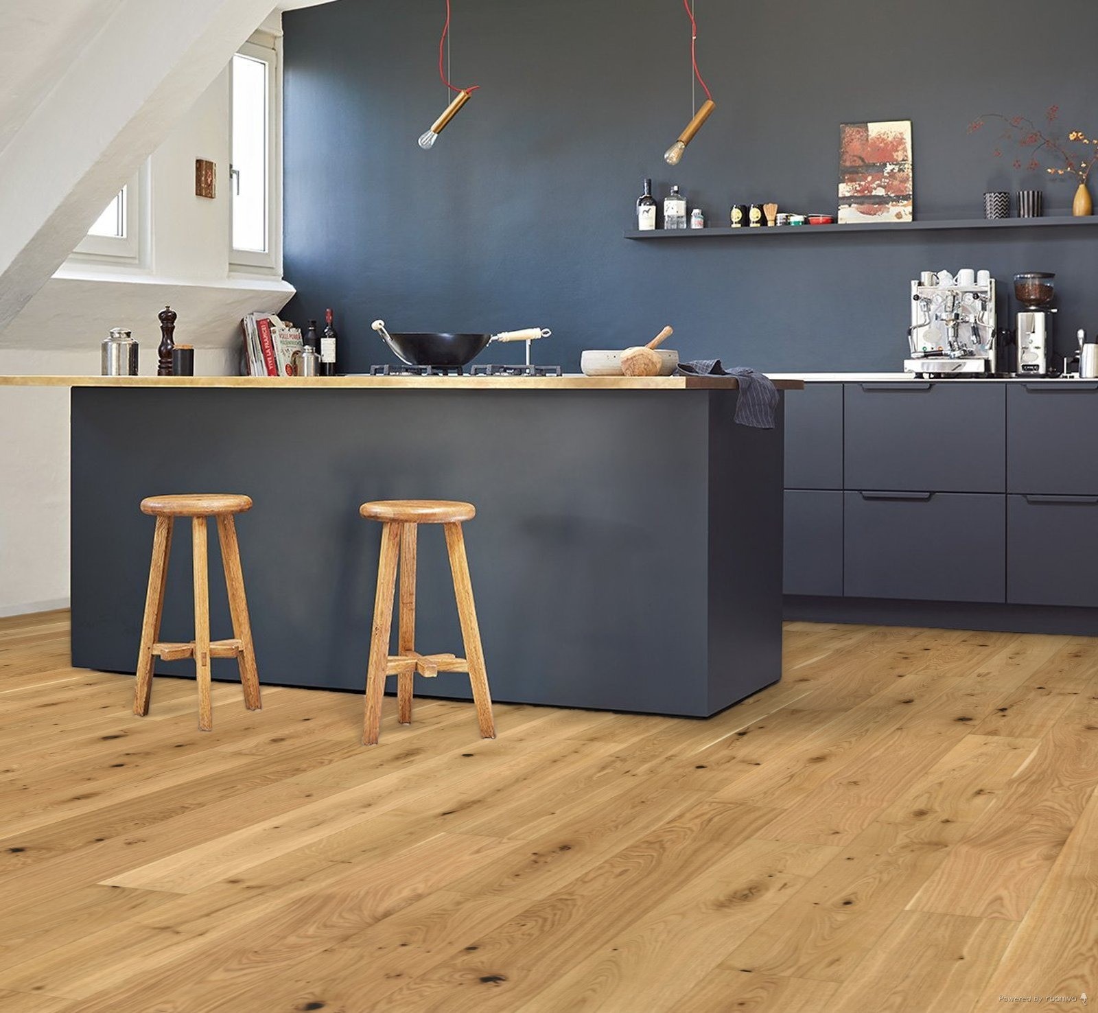 Parquet Contrecollé  Huilé Chêne 220x18.5 cm