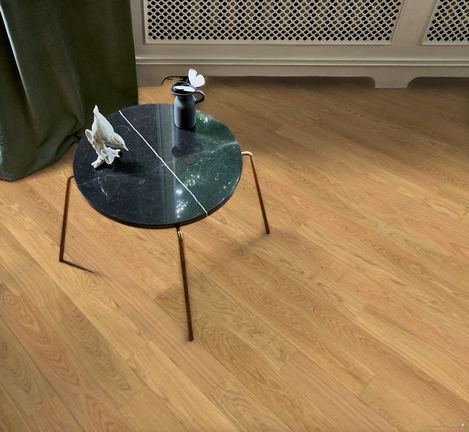 Parquet Contrecollé  Vernis Chêne 117x12 cm