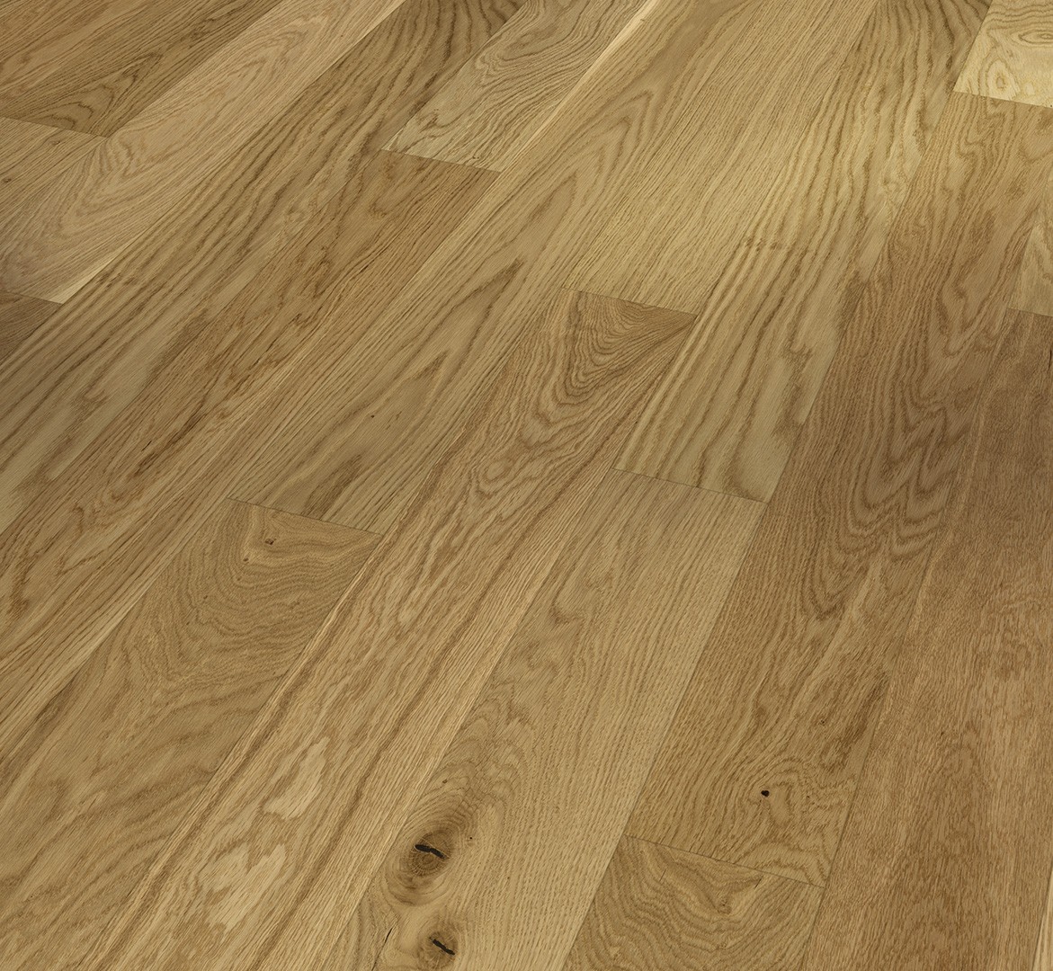 Parquet Contrecollé  Vernis Chêne 117x12 cm