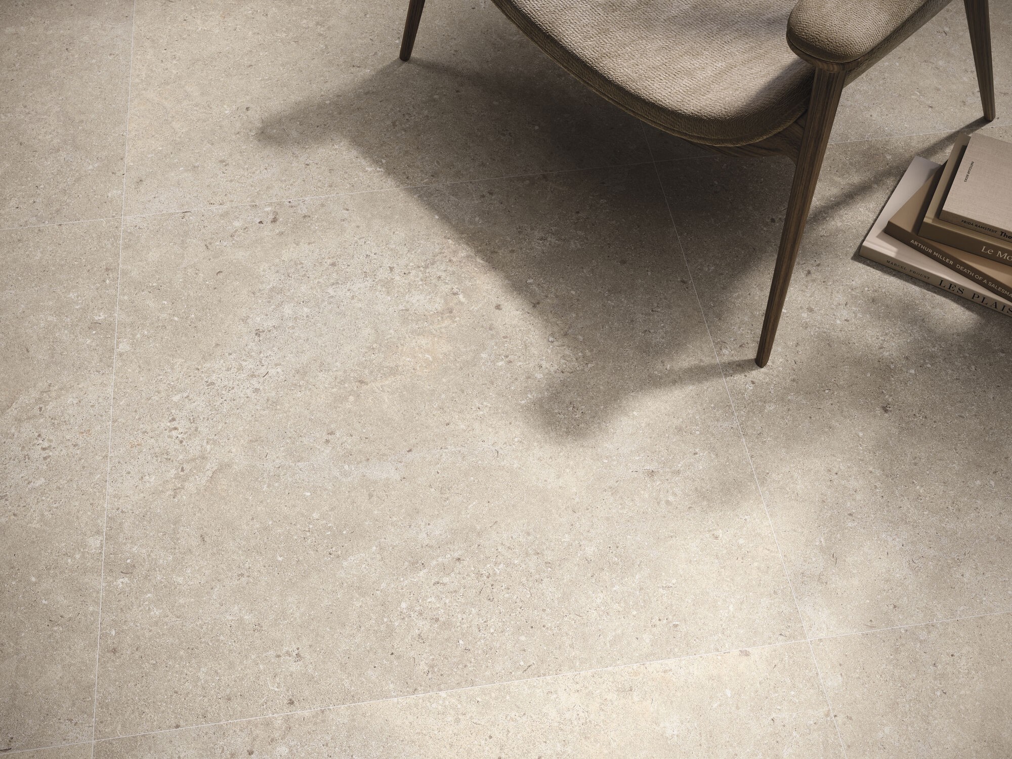 Carrelage imitation pierre Lastone Beige  80x80 cm