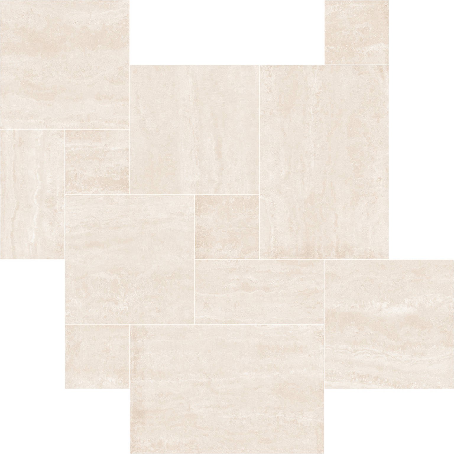 Carrelage imitation marbre Eden beige Modular 44x66 cm