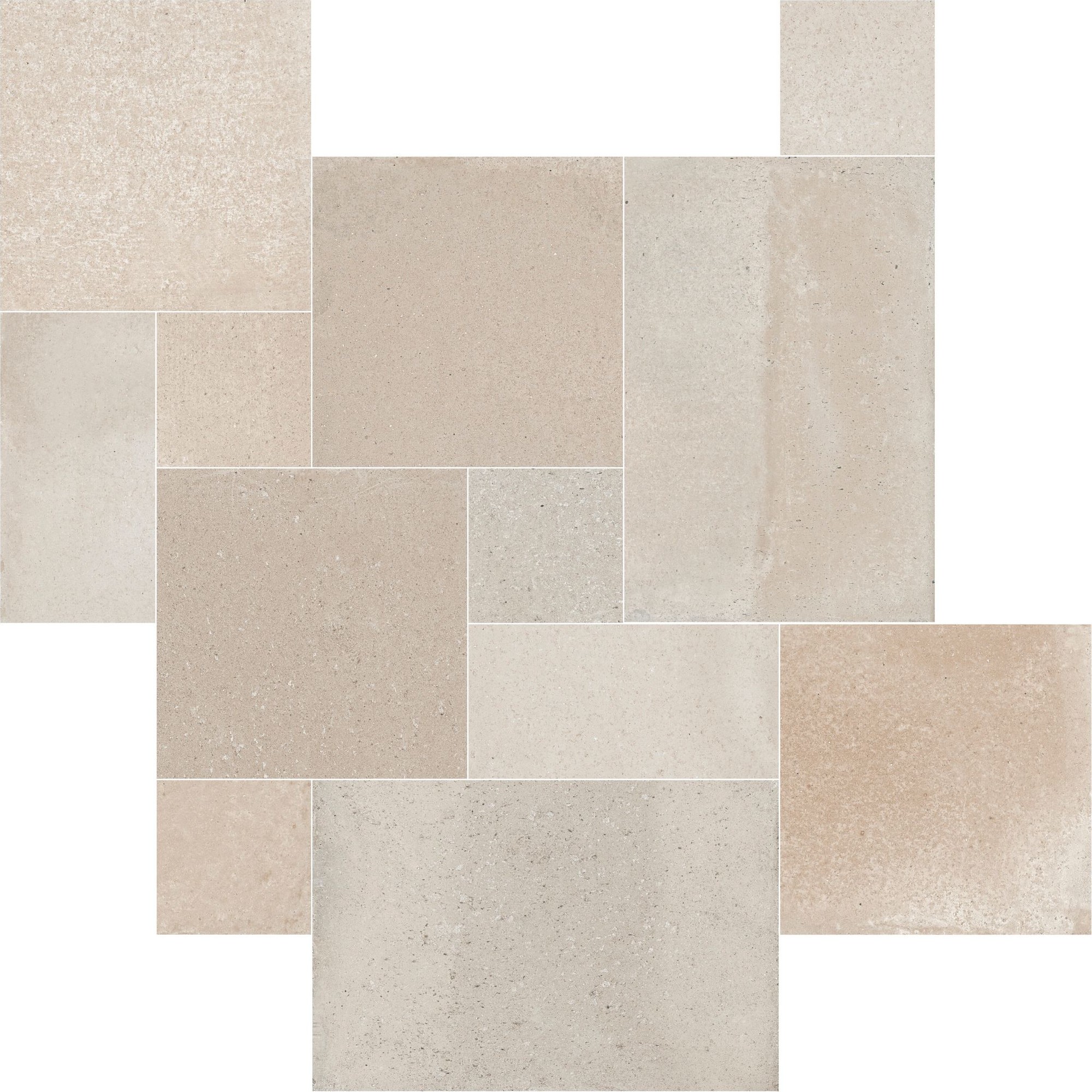 Carrelage Terre cuite Portofino beige Calir 44x66 cm