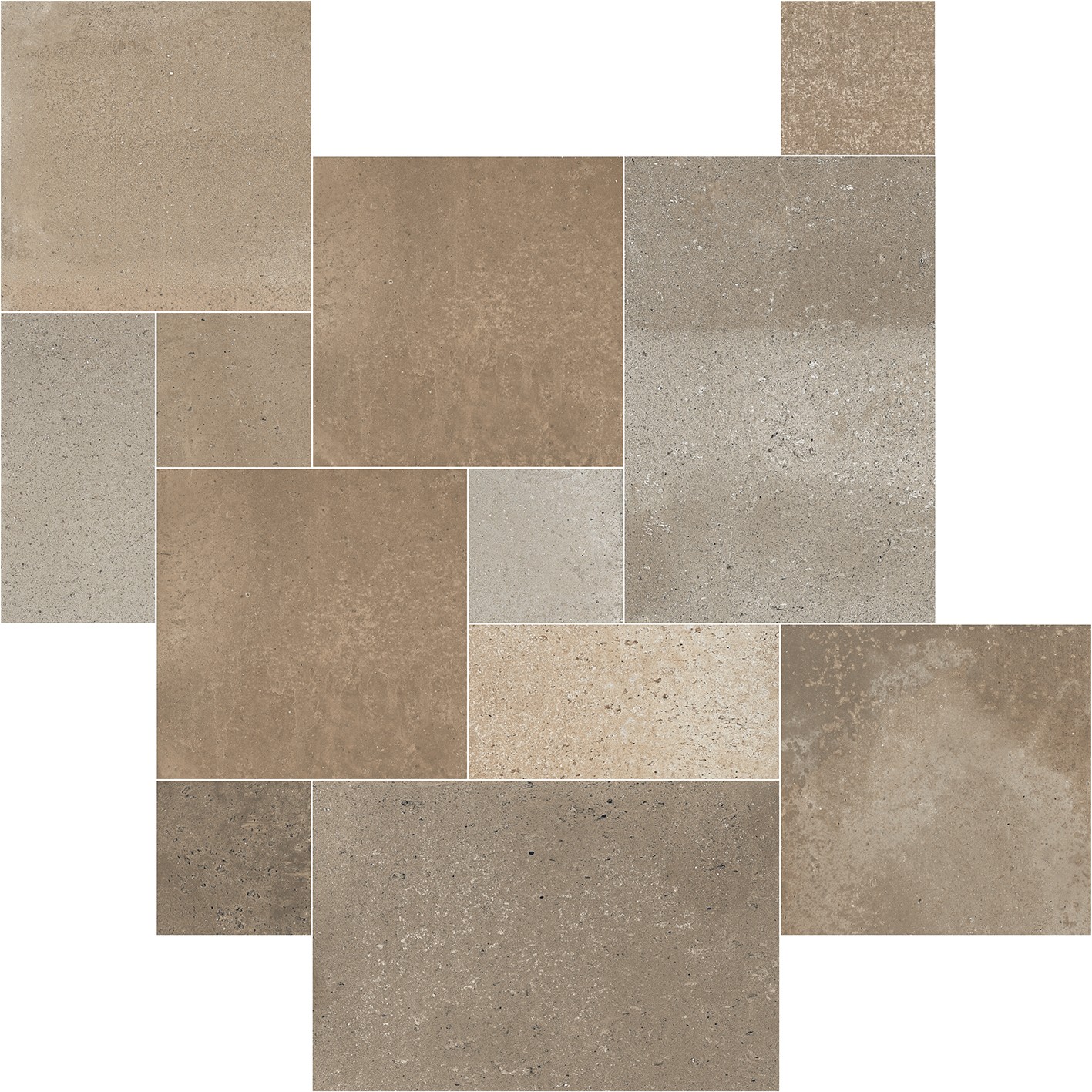 Carrelage Terre cuite Portofino gris Taupe  Antiderapant 44x66 cm