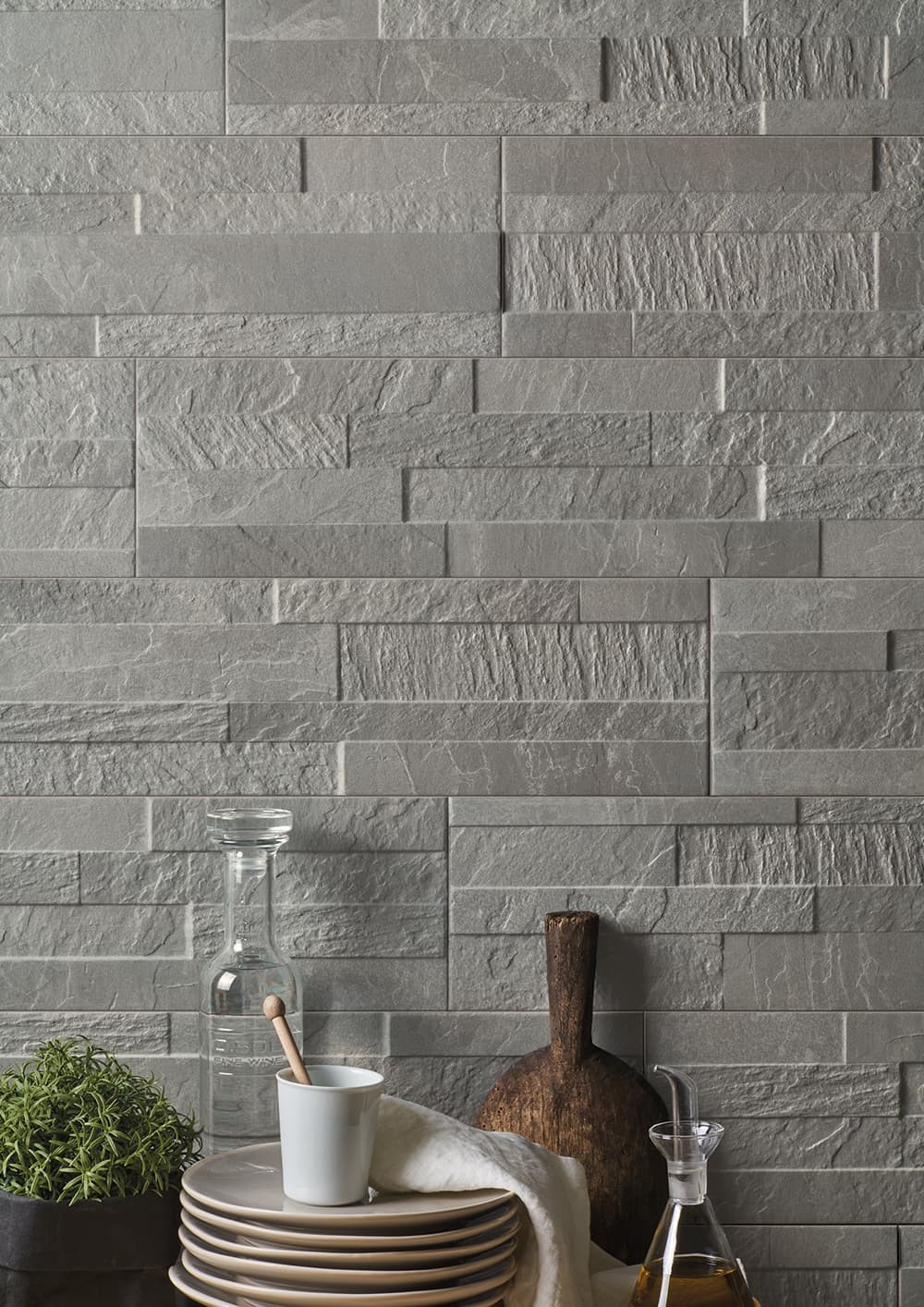 Carrelage imitation pierre Biaso Noir R11 60x120 cm