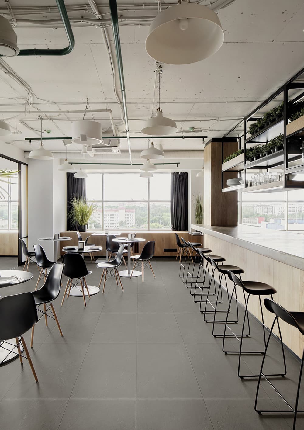 Carrelage imitation pierre Biaso Gris  60x60 cm