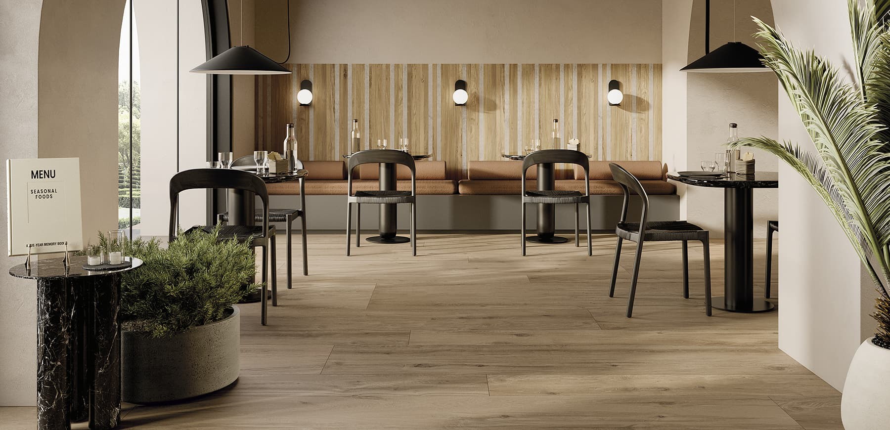 Carrelage Imitation Parquet Brice mix  15x85 cm